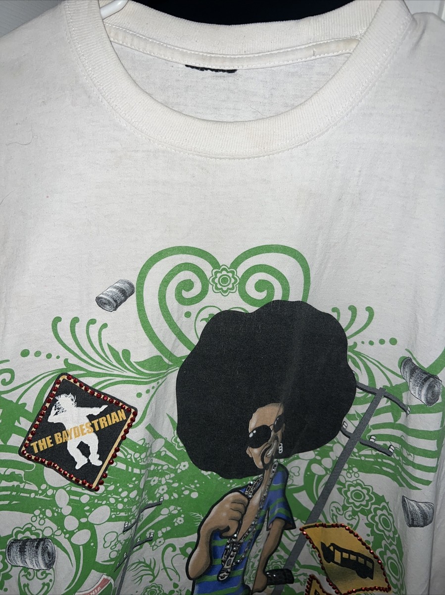 Vintage Mac Dre Back N Da Hood Bus Bay Rap T-Shirt Sz 3XL Tall