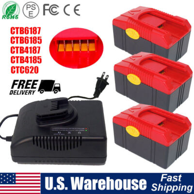 For Snap on Battery 5.0Ah 18V CTB6187 CTB6185 CTB4187 CTB4185 & CTC620 Charger
