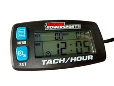 Racingpowersports Digital Tachometer Hour Meter Rpm Maintenance Reminder Blue