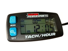 RacingPowerSports Digital Tachometer Hour Meter Rpm Maintenance Reminder BLUE