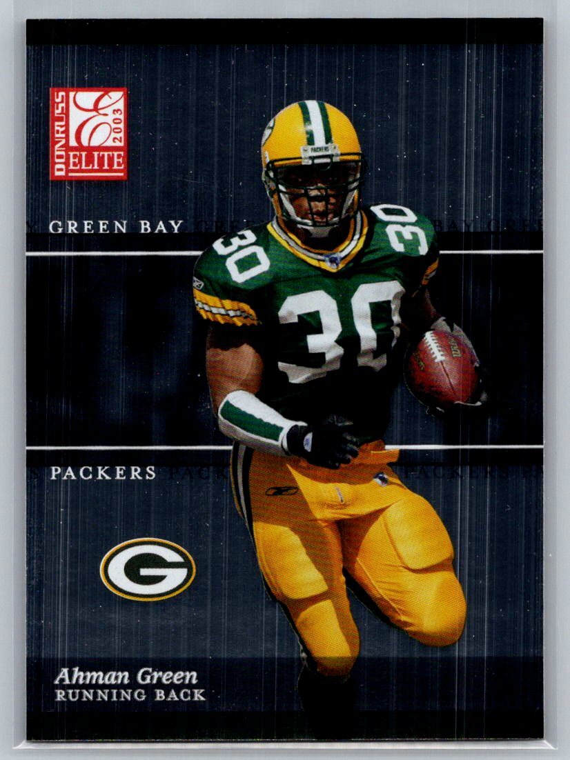 2003 Donruss Elite #73 Ahman Green Green Bay Packers Football Card