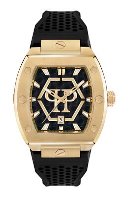 Philipp Plein Herren Uhr Analog Quarz The HEXAGON phantom PWPUA0424