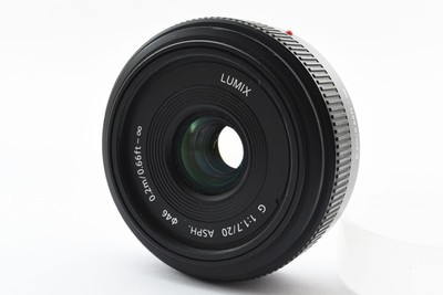 Panasonic Lumix G 20mm F/1.7 Aspherical G Series H-H020 Used lens