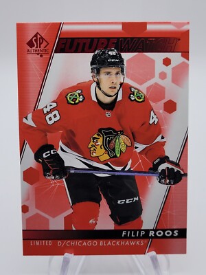 2022-23 Upper Deck SP Authentic Filip Roos #167 Limited Red Future Watch Chicago