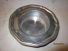 Wilton Pewter Wine Bottle Holder 7" Octagon Coaster Made In the USA VGC