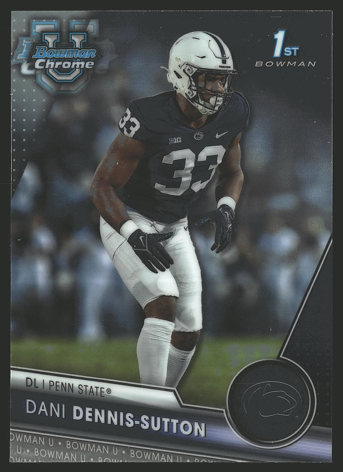 2023 Bowman University Chrome Dani Dennis-Sutton #151  1st