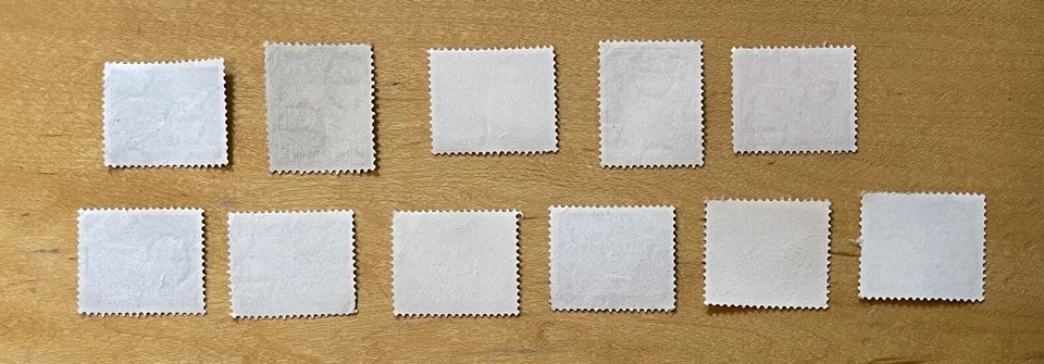 Lote de (11) sellos de Irlanda Eire diferentes perros, alfileres, tri alfileres años 1920’s-1970’s Foto 2 de 2