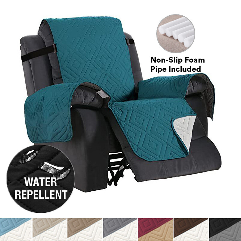 Quilted Recliner Chair Couch Slipcover Mat Armchair Throw Cover Sofa