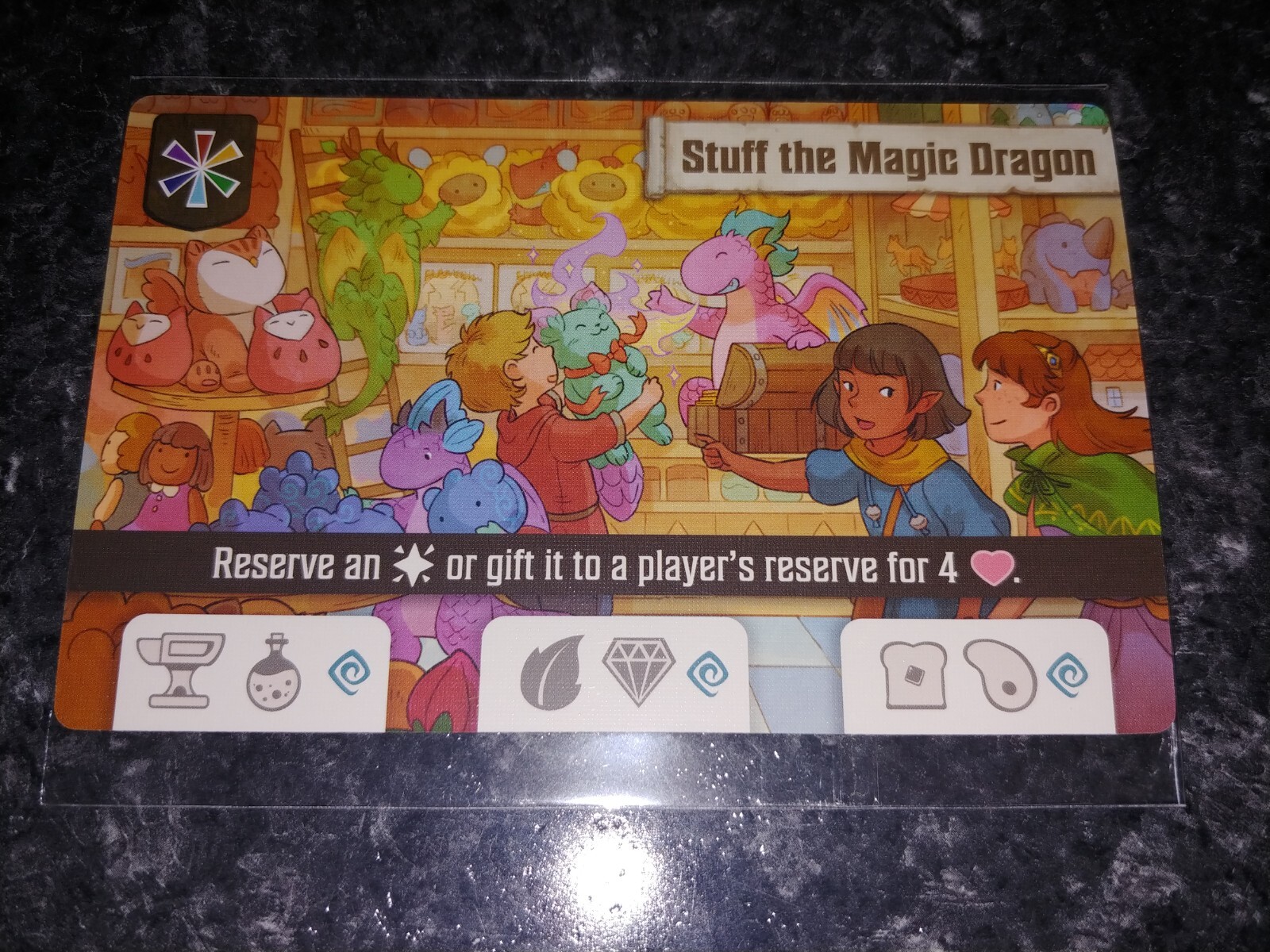 Flamecraft Stuff the Magic Dragon Toy Shop Promo Cardboard Alchemy