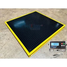 SellEton 36" x 36" Floor Scale with Pit Frame for above & in-ground use 1000 lb