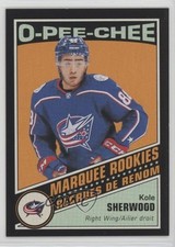 2019-20 O-Pee-Chee Marquee Rookies Retro Black 40/100 Kole Sherwood #521 17p7
