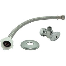 12 Inch Toilet Connector Water Line Kit 3/8 COMP x 7/8 BC 1/2 NOM x 3/8 OD