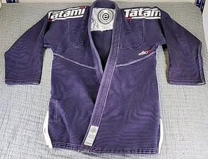 BJJ Gi Top, Tatami Premier Jui-Jitsu Kimono Estilo 5.0 A3 XL Cotton Navy Blue