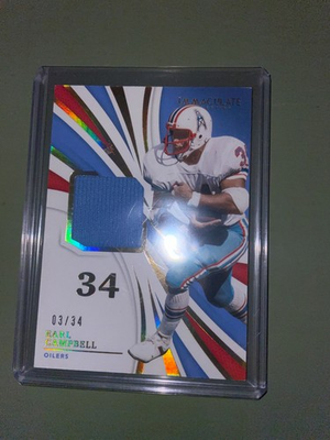 #ad earl cambell immaculate patch 34 $14.99