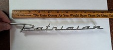 Vintage 1950s Packard Patrician Chrome Emblem Script Vintage 1950s Packard Patrician Chrome Emblem Script