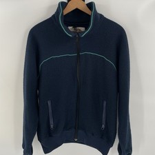 Vintage 70s/80s North Face Blue Fleece Jacket - Size L - Made In USA - Brown Tag