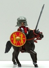 R&Ouml;MER REITER ELITE B PLAYMOBIL zu Halstuch Provinzen C&auml;sar HELM Custom TOP RAR !
