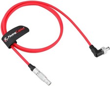 2 Pin to Locking DC Right Angle Power Cable for Atomos SmallHD Ultra-Soft 3ft