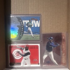 Fleer Ken Griffey Jr. Cincinnati Reds Baseball Card Lot 3 Cards