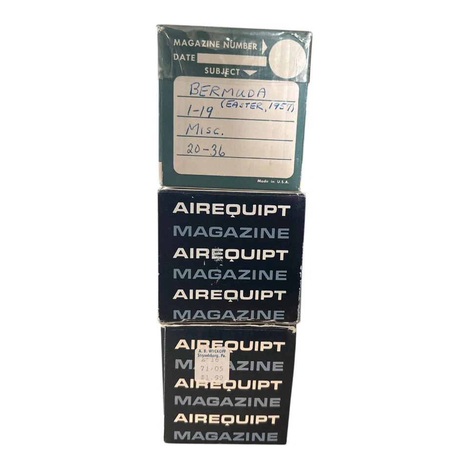 Vtg Argus Airequipt Lot of 3 Automatic Slide Changer Magazine 36 Capacity 2x2 - Image 4 of 4