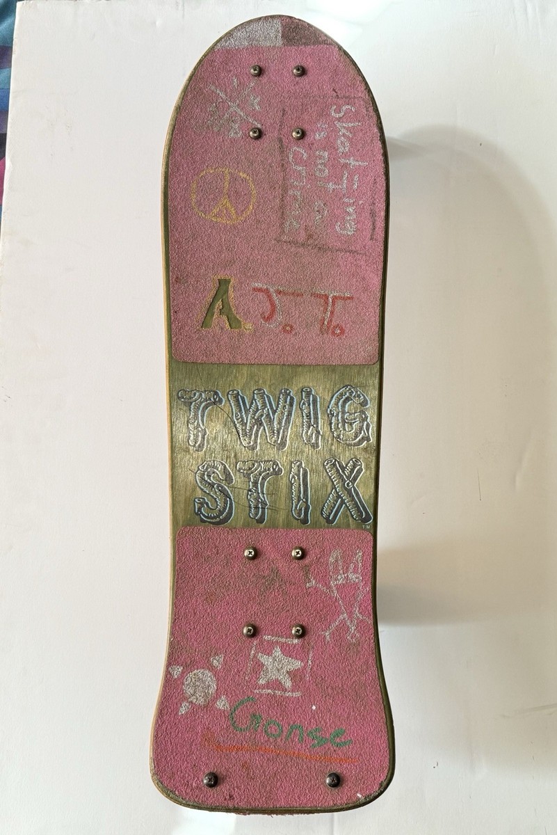 Vtg 80s Schmitt Stix Twig Complete Skateboard OG Independent Stage