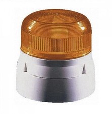 KLAXON QBS-0054 FLASHGUARD 12V/24V 3W TWO 2 BOLT/PIN XENON STROBE AMBER BEACON