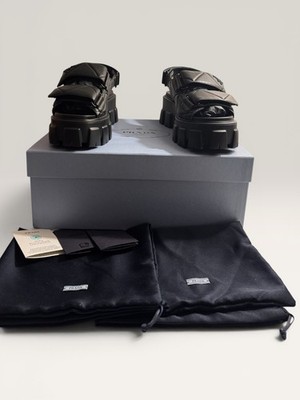 PRADA Monolith Sandalen Nappaleder 37