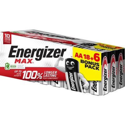 Energizer Max Mignon 18+6 Stück Batterien
