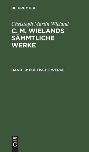 Poetische Werke (Hardback)