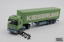 Herpa MAN F90 container semi-trailer truck 40ft "EKB Kieserling Spedition" 1:87 