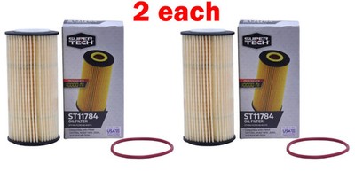 2x Super Tech ST11784 Oil Filter, 10K mile Filter for Audi and VW / FRAM CH11784
