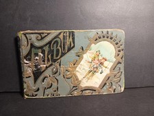Vintage Victorian Autograph Book / Album JOHN L W REGIER 1900s  MOUNDRIDGE, KS