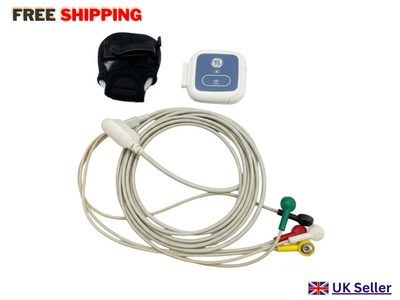 GE SEER 1000 24 Stunden Holter Recorder Monitor EKG Kabel Herz Datensystem