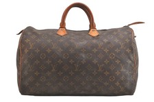 Autentica borsa Louis Vuitton Monogram Speedy 40 mano Boston M41522 LV AA300