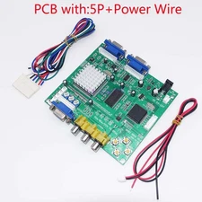 RGB/CGA/EGA/YUV To Dual VGA HD Video Converter Adapter Board GBS-8220 GBS8220