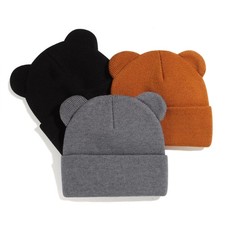 Baby Winter Beanie Hat Kids Cute Bear Ears Soft Knit Infant Boys Girl Warm Cap