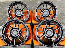 15" Black MR146 Alloy Wheels Fits Chevrolet Daewoo Dacia 4x100 Pcd Only