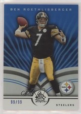 2005 Upper Deck Reflections Blue 99/99 Ben Roethlisberger #75 0y9u
