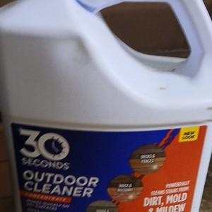 30 SECONDS Outdoor Cleaner Concentrate 2.5 gal Works Quickly on 50+ Surfaces