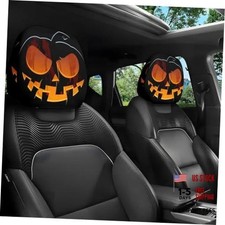 Funny Cartoon car headrest Cover, 2 Pieces Set of Cute Funny Eyes, Suitable