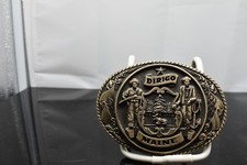 TONY LAMA GREAT STATE SEAL OF THE STATE OF MAINE FIRST EDITION UNWORN