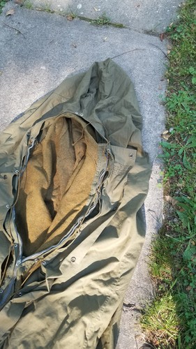 VINTAGE 1945 MILITARY ARMY SLEEPING BAG C.W. BRENEMAN 27-C-123 - Picture 16 of 24