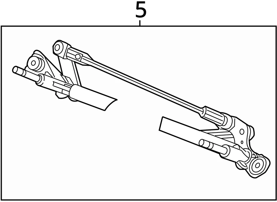 Motor limpiaparabrisas compatible con 16-17 200 2708642 Foto 4 de 4