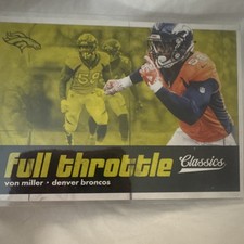 2018 Panini Classics Full Throttle Von Miller Denver Broncos #8 Insert