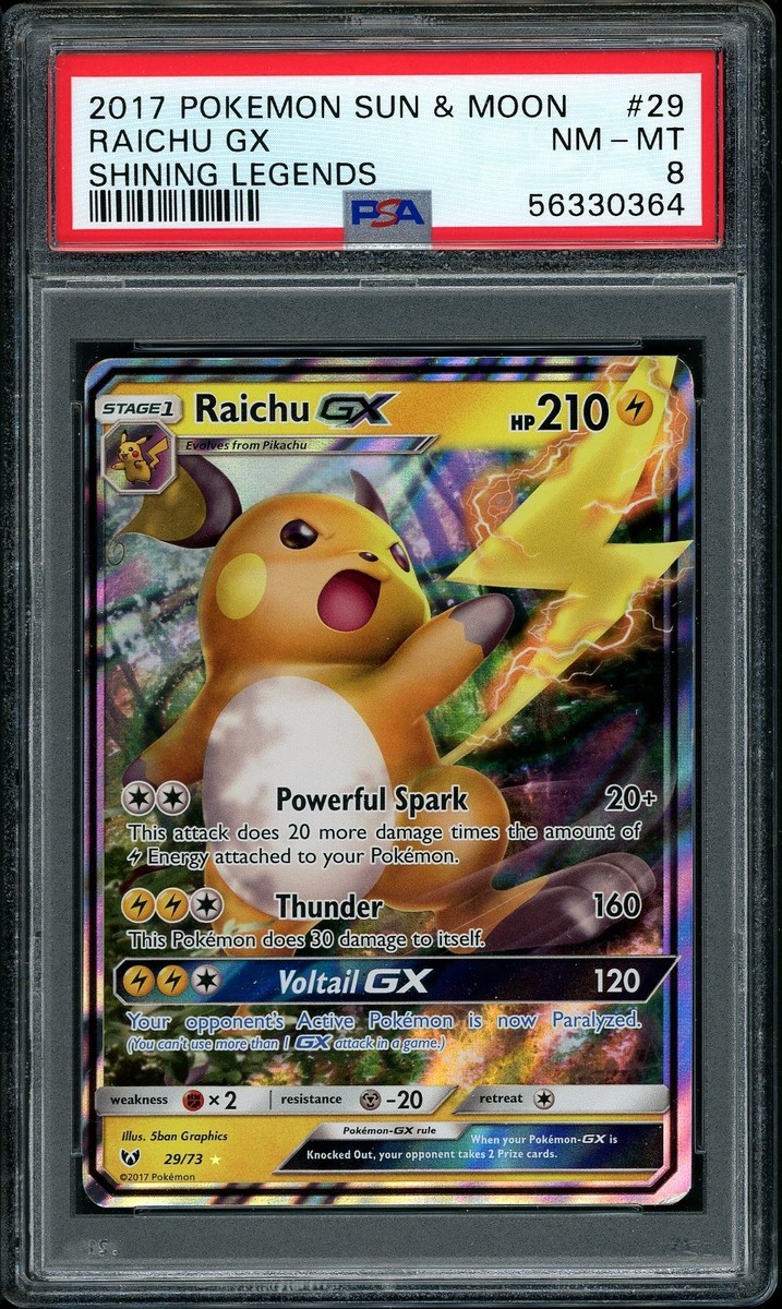 Raichu GX 29/73 Shining Legends Holo for sale online | eBay