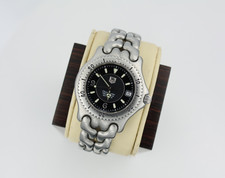 TAG Heuer WG5111.BA0473 Mens SEL Series Automatic Chronometer Watch Black Silver