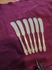 Sterling Silver Butter knife set of 6 by International Sterling "Enchantress"