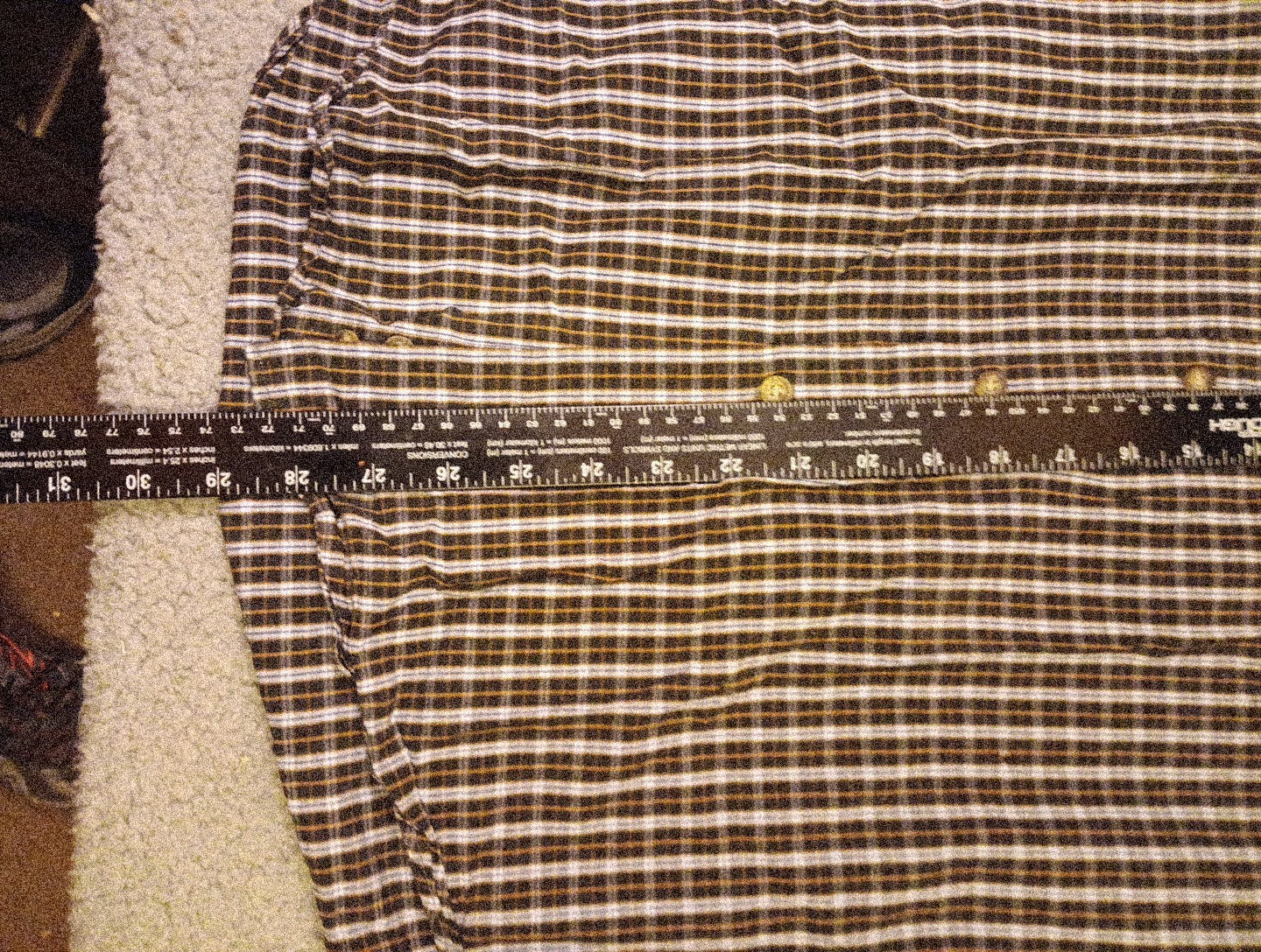 Valentino Rudy Italy Men L Long-sleeved Button Down Shirt Black Brown Striped  thumbnail 9