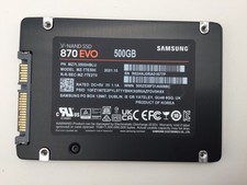 Samsung 870 EVO MZ-77E500 MZ7L3500HBLU 2.5" 500GB SATA V-NAND SSD Tested & Wiped