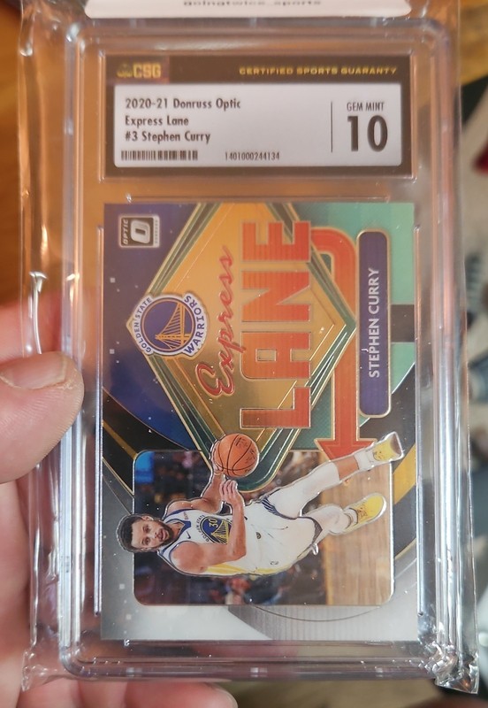 2020-21 Panini Donruss Optic - Express Lane Stephen Curry #3